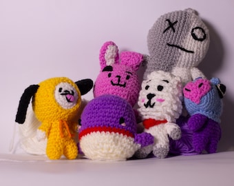 BT21 dolls crochet handmade collection1