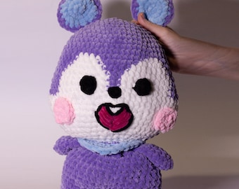 BT21 BIG Mang with removable mask Amigurumi handmade