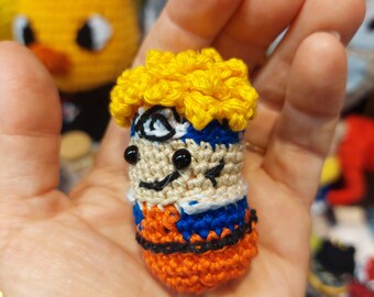 Anime Inspired Crochet Doll, Ninja Amigurumi, Kawaii Crochet Toy, Handmade Anime Plush, Cute Otaku Gift
