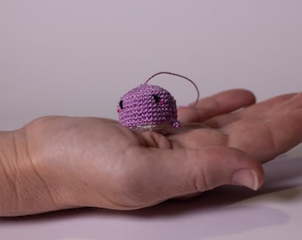 BTS XS Whale doll Keychain crochet handmade collection2