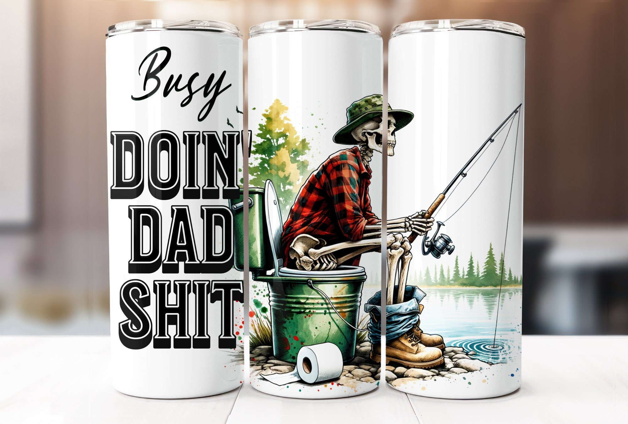 Funny Dad Sublimation Design, 20oz Skinny Tumbler Digital Download PNG ...