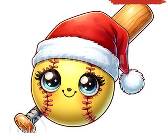 Christmas Softball PNG, Softball Sublimation Design, Softball Shirt PNG Digital Download Christmas Shirt Designs