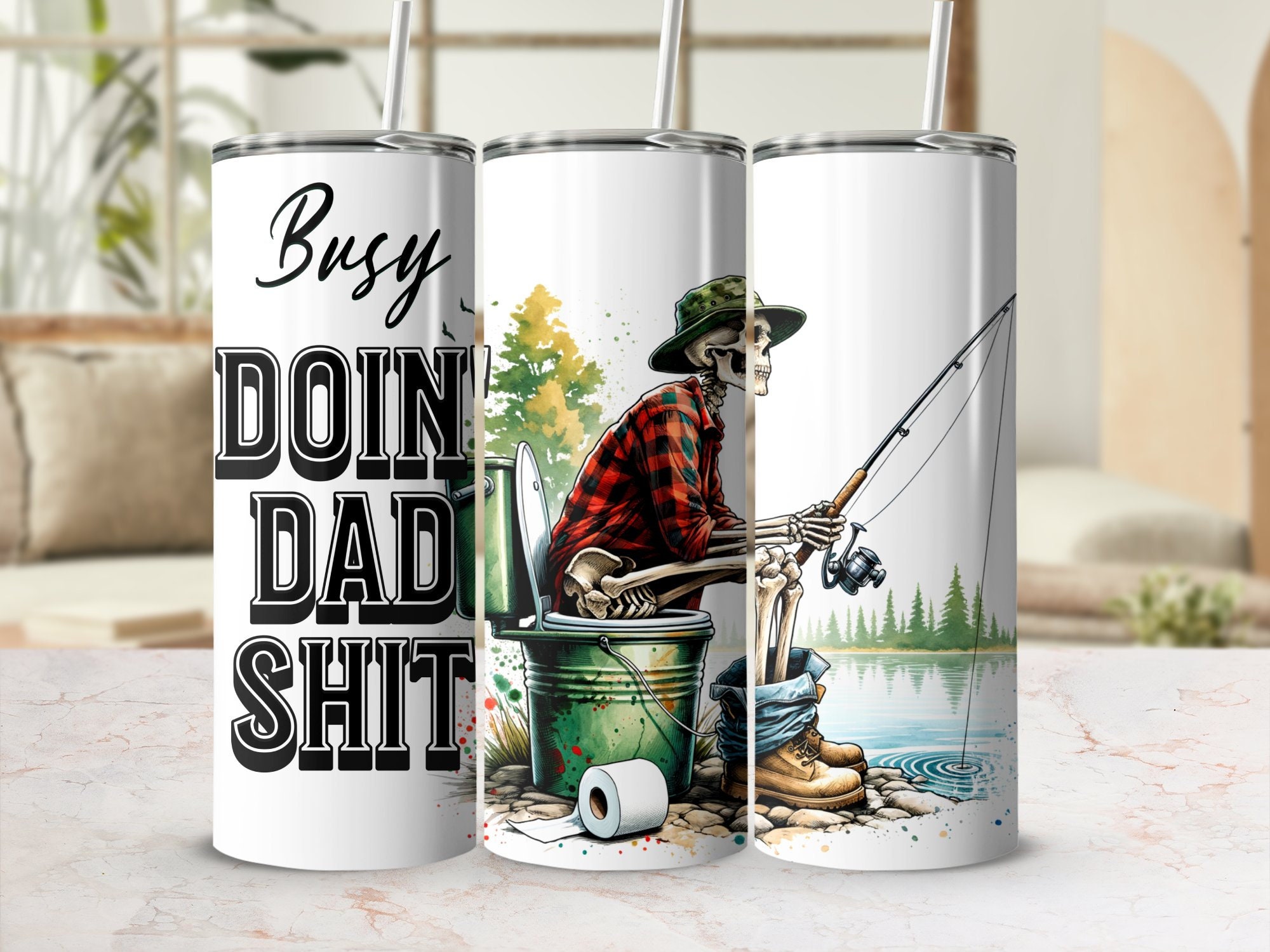 Funny Dad Sublimation Design, 20oz Skinny Tumbler Digital Download PNG ...
