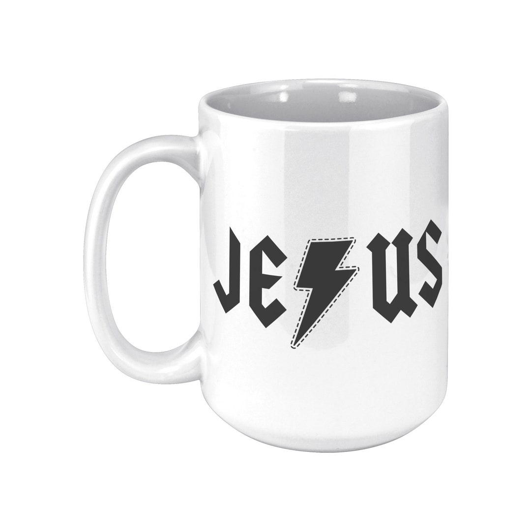 AC/DC Jesus Rock and Roll - Etsy