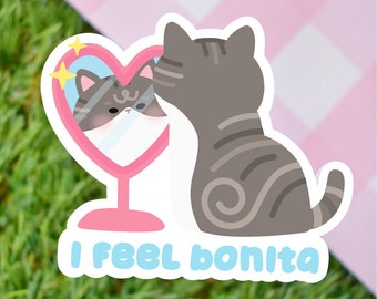 I Feel Bonita - Cat Vinyl Sticker