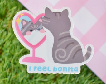 I Feel Bonita - Cat Vinyl Sticker