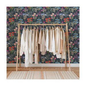 Clothing Rack Wallpaper Mockup, PSD Wallpaper Mockup, Drag and Drop PSD ...