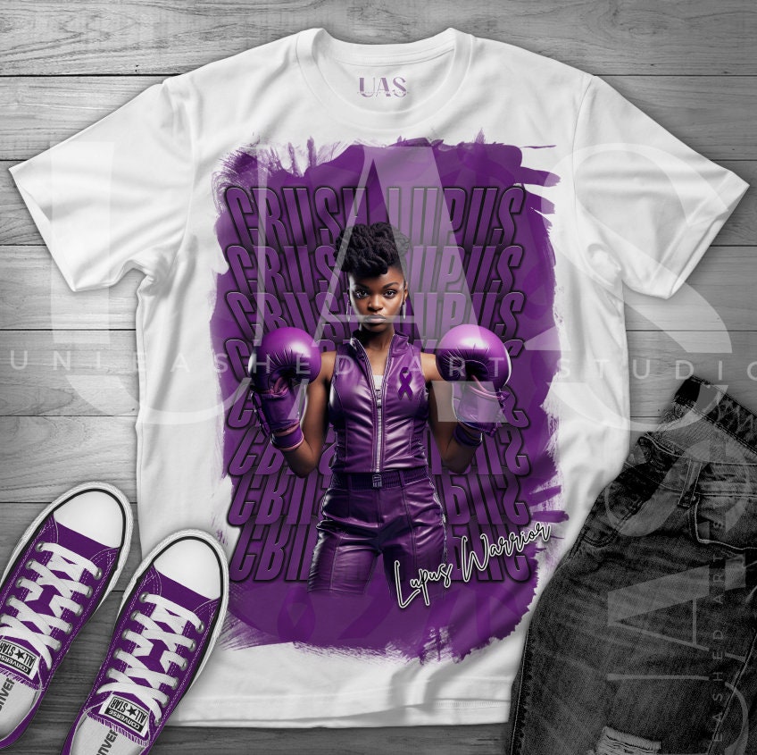 Lupus Warrior Boxing Gloves Png Sublimation Design Crush Lupus Warrior