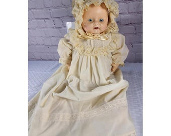 Vintage 1985 Anniversary Horsman  Doll 18" Eyes Close Excellent Condition
