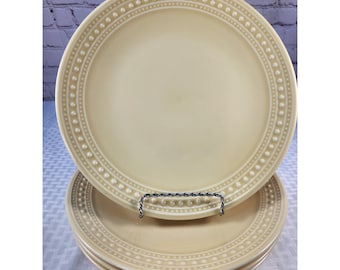 Gorgeous Vintage Matceramica YELLOW M2A20 ~ Portugal Set of 4 Dinner Plates 11"