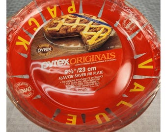 2 Vintage PYREX Pie Plates 75th Anniversary 209TP New Old Stock