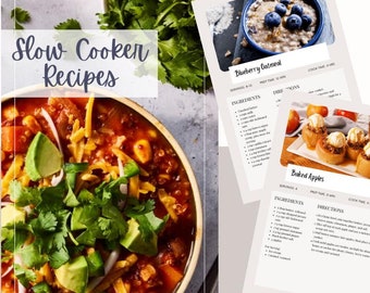 Slow Cooker Recipes E-book