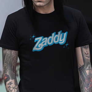 Zaddy Shirt Retro Vintage Puppe T-shirt lustiges Geschenk für ihn Geburtstag Lets Go Party Tee Daddy Crew Top Unisex Kurzarm Daddy Shirts