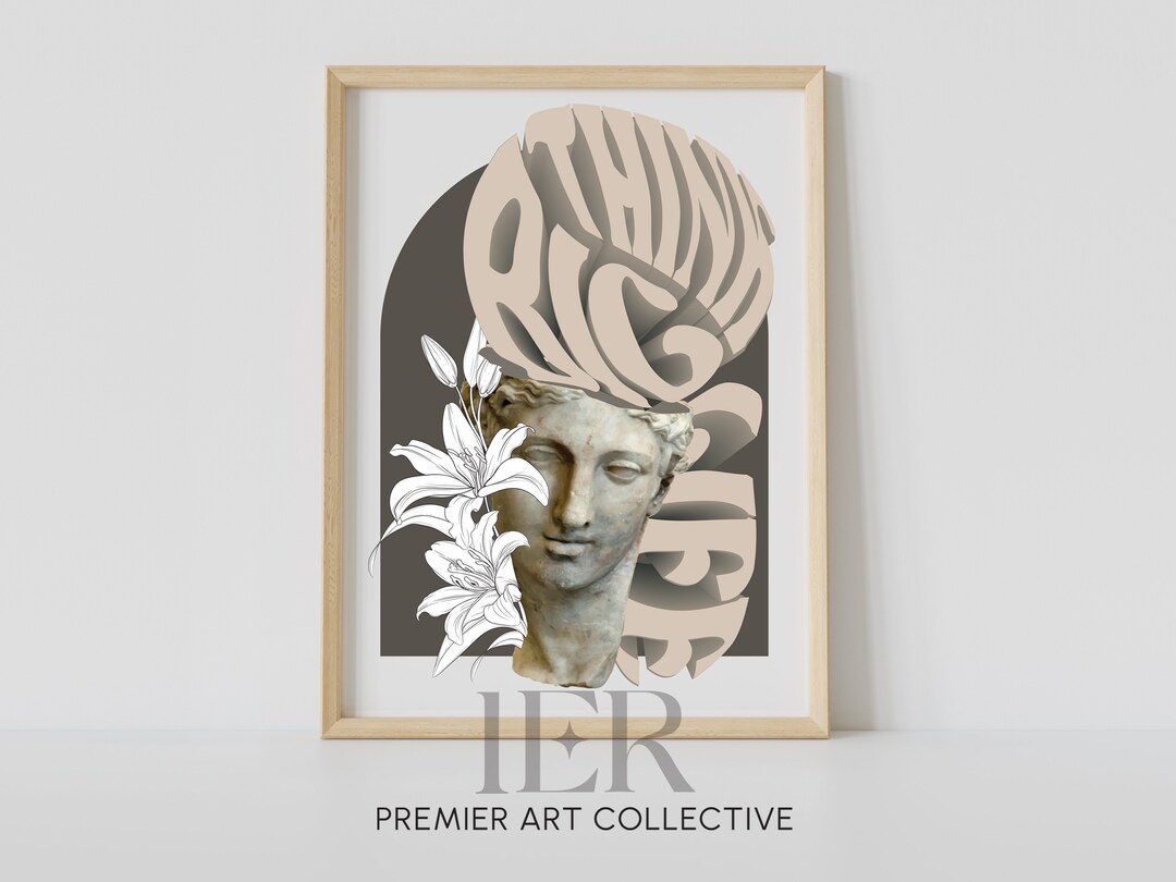 Printable Original Motivational Wall Art Modern Typography Etsy