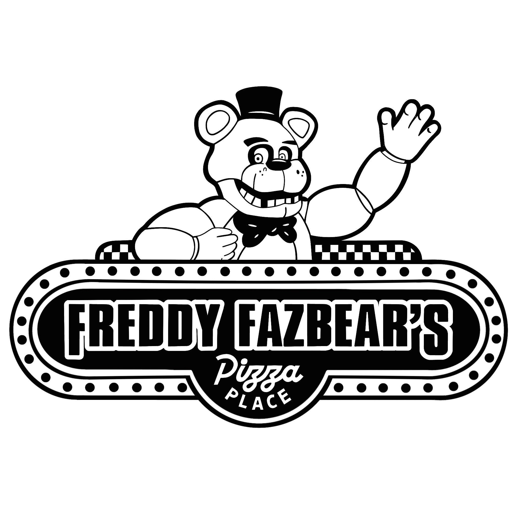 FNAF SVG Pack, Five Nights at Freddy's, Freddy, Bonnie, Chica, Foxy ...