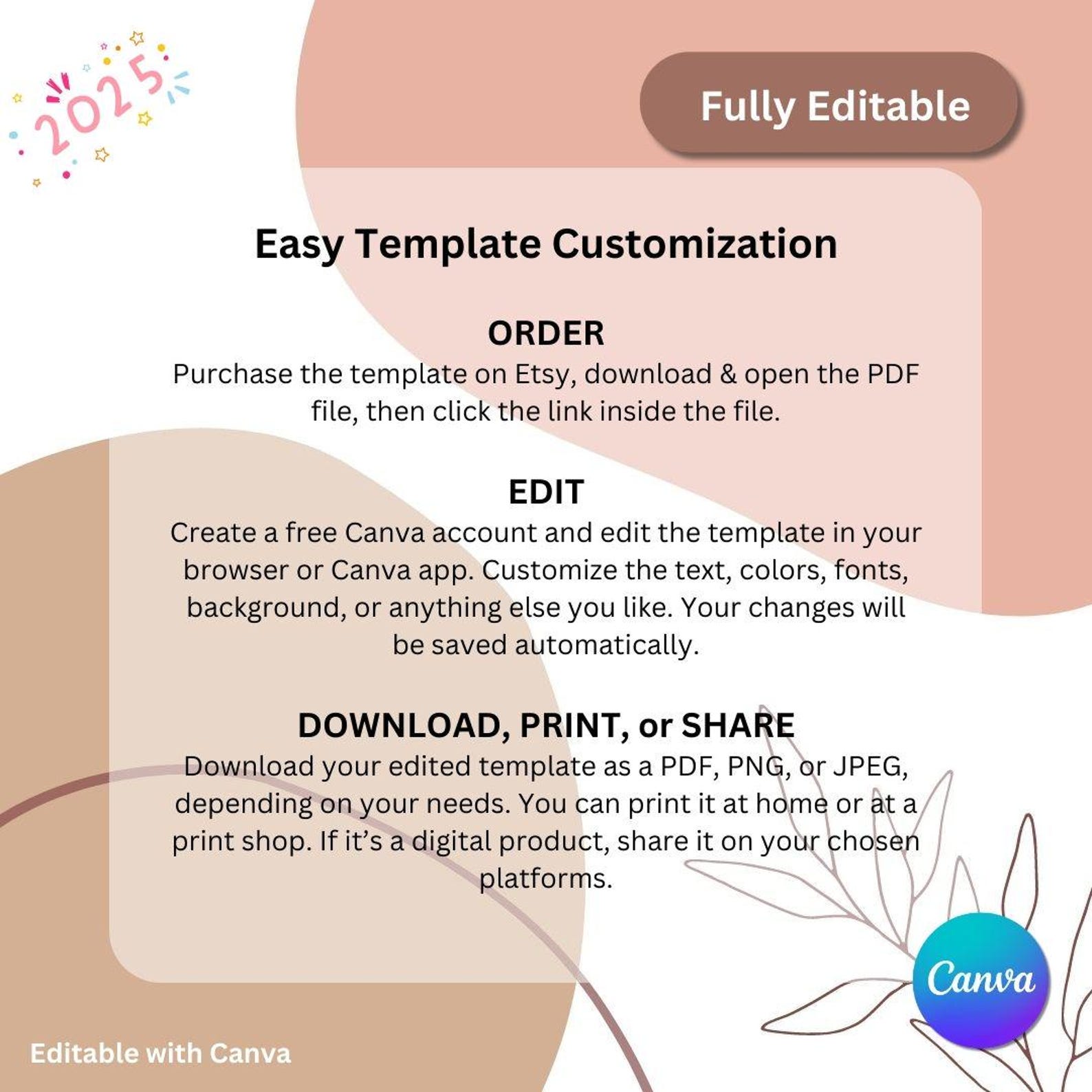 2025-photo-calendar-template-custom-canva-design-digital-download-etsy