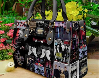Vintage Depeche Mode Handbag,Depeche Mode 2023 Bag,Depeche Mode Rock Band handbag, DM Band Tour Concert 2023 Bag, Depeche Mode Crossbody Bag