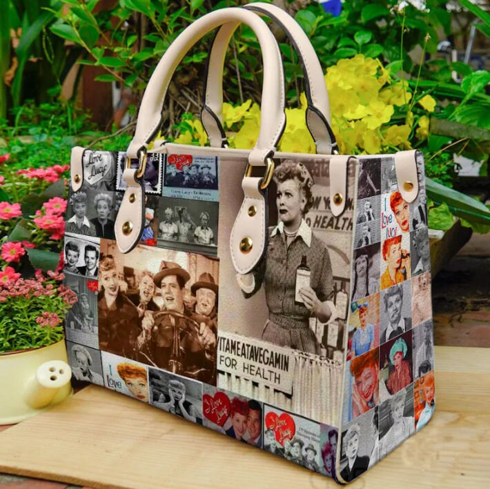 Discover I Love Lucy Sitcom women leather hand bag