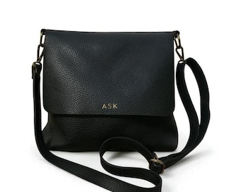 Personalised Leather Handmade Bag for Women, Soft Leather Shoulder Bag, Crossbody Leather Bag, Teacher Bag, Work bag, Perfect Gift for Women