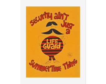 Vintage Advertisement Poster: Security Ain't Just a Summertime Thing, 1964