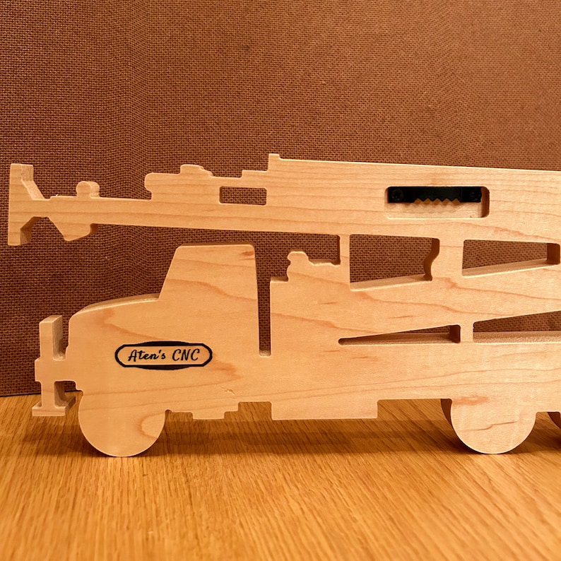 Water Well Rotary Rig Wood Cutout: Maple or Cherry, Customizable Gift ...