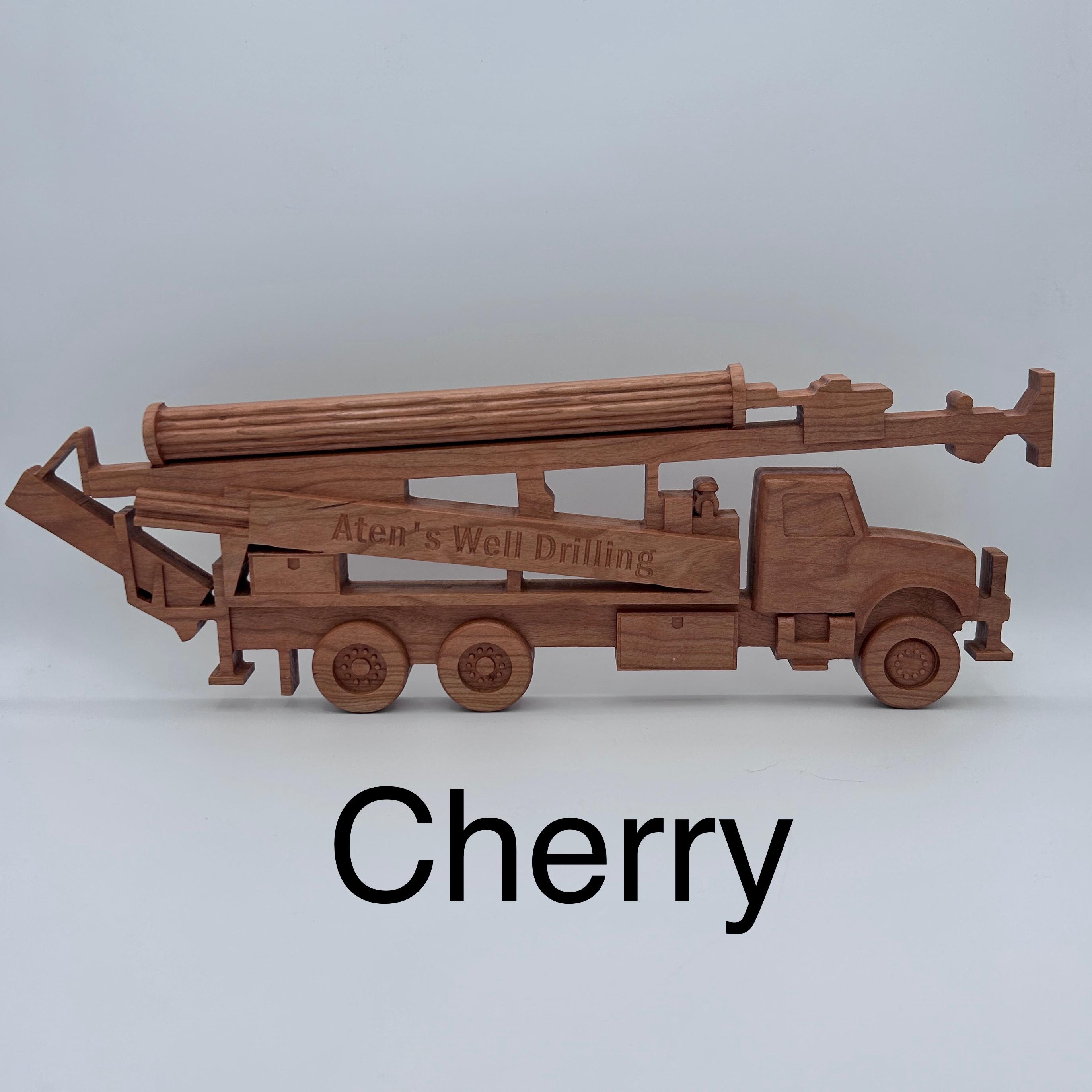 Water Well Rotary Rig Wood Cutout: Maple or Cherry, Customizable Gift ...