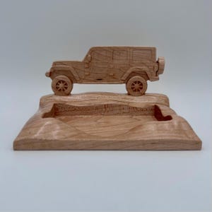 Porte-cartes de voiture 3D en érable - porte-cartes de visite, pour vendeur ou concessionnaire, cadeau détaillé pour vendeurs de voitures, accessoire de bureau, fabrication CNC
