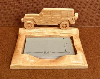 Maple Jeep 3D-visitekaartjeshouder