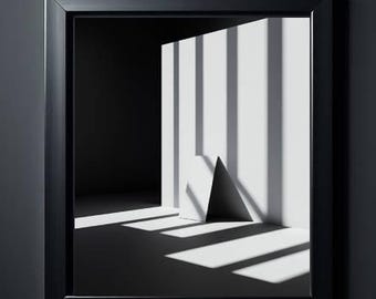 Abstract Stage Print: Modern Theater Decor (Digital Download)