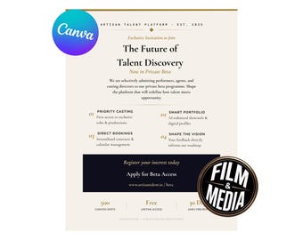 Beta Testing Sign Up Flyer Canva Template