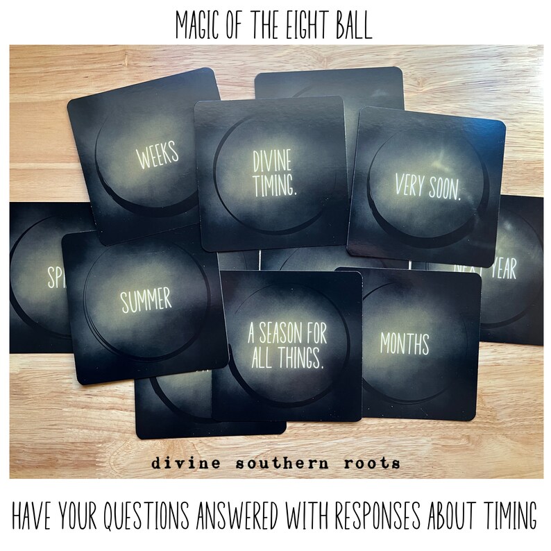Magic of the Eight Ball Oracle Card Deck/holiday Gift/christmas Gift ...