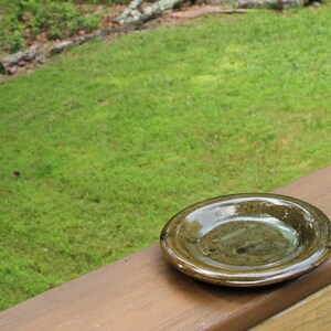 Woodsy Plate - Ceramic Stoneware, Spoon Rest, Saucer, Side Plate, Dessert Plate