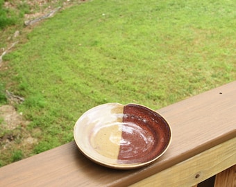 For the Red & Gold Plate - Ceramic Stoneware, large spoon rest