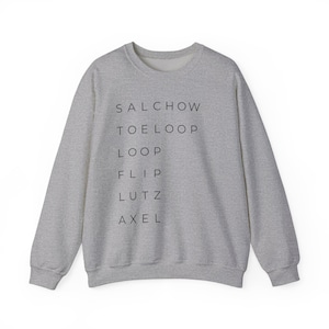 Figure Skating Sweatshirt, Ice Skating Sweatshirt, Figure Skating Shirt Women, Figure Skating Gift, Jumps