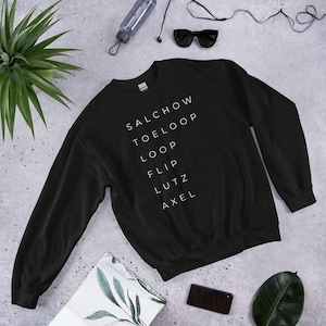 Figure Skating Sweatshirt, Ice Skating Sweatshirt, Figure Skating Shirt Women, Figure Skating Gift, Jumps