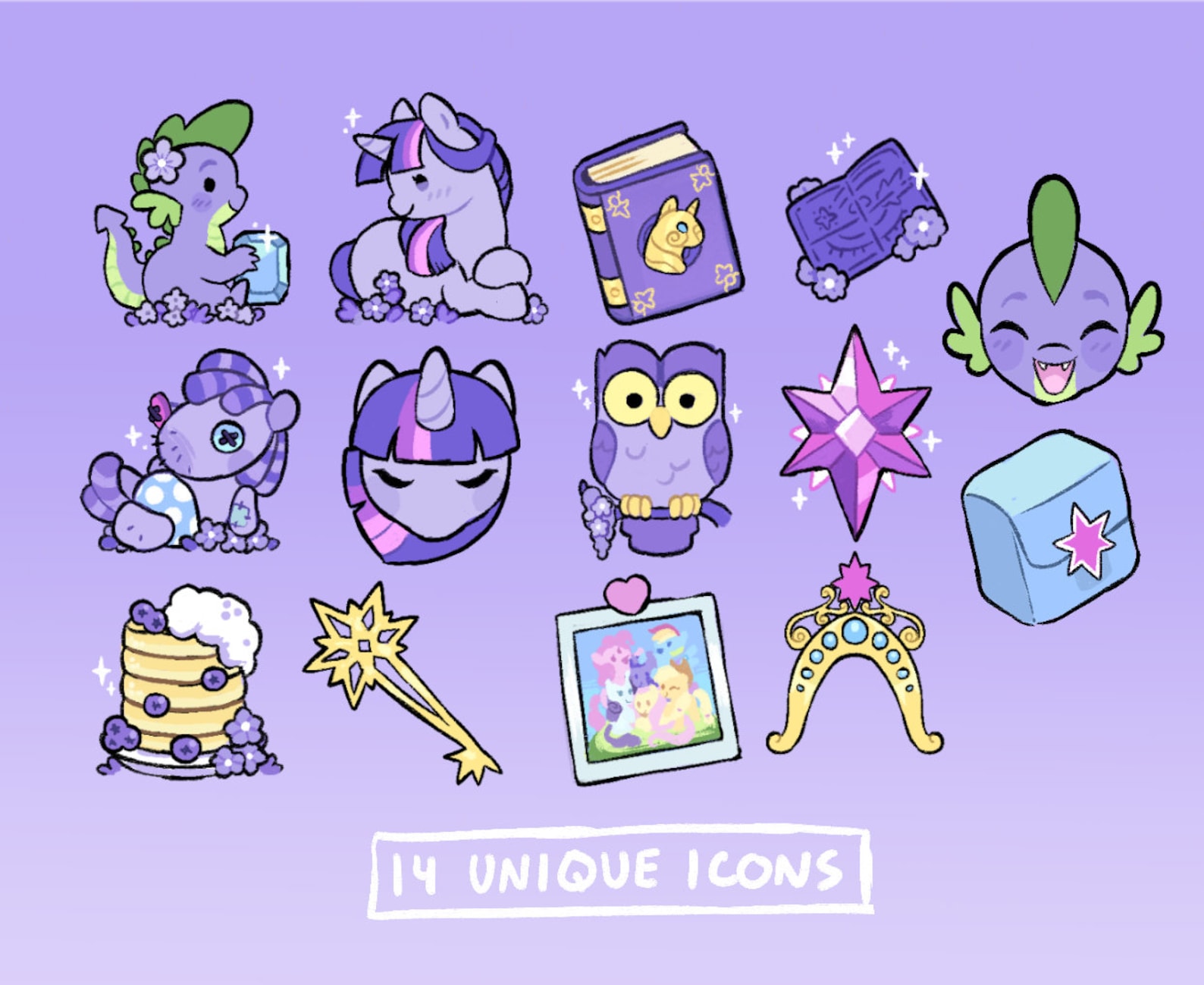 Mlp Icon Computer Twilight's Lavender Studies - MLP Inspired Desktop Collection - 32 ...