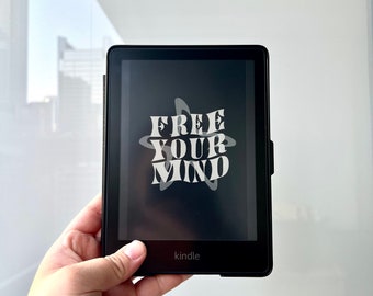 Libere su mente Pantalla de bloqueo de Kindle Paperwhite, cubierta de Kindle personalizada, cubierta de libro de Kindle, fondo de pantalla de Kindle, protector de pantalla de Paperwhite EPUB