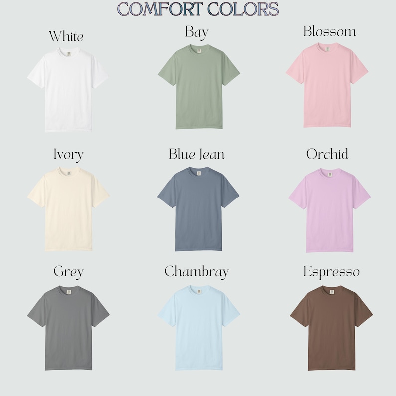 Comfort Colors Poodle T-Shirt, Doodle Art Dog Tee, Poodle Collective Shirt, Dog Lover Gift, Pet Breed Tee, Trendy Graphic Tee, Poodle Mom image 11