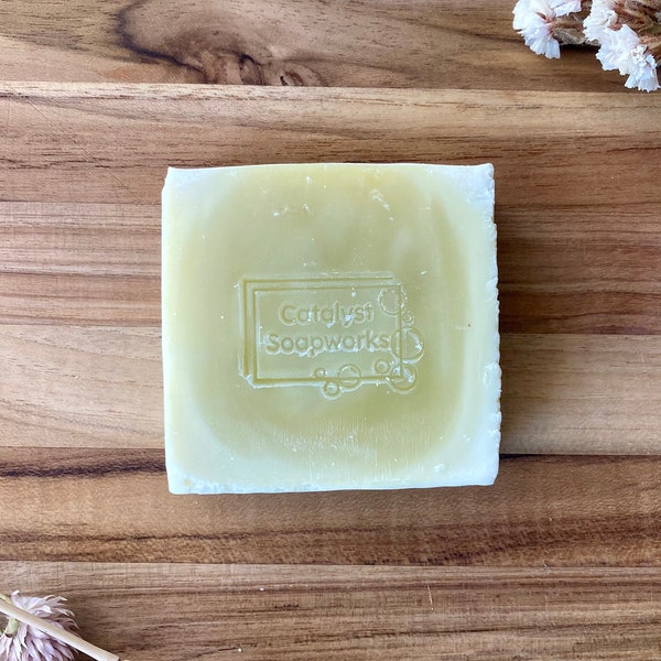 Perfectly Plain Organic Bar Soap - Vegan Unscented Moisturizing Soap for Ultra Sensitive Skin Fragrance Free Artisan Gift Box Care Package