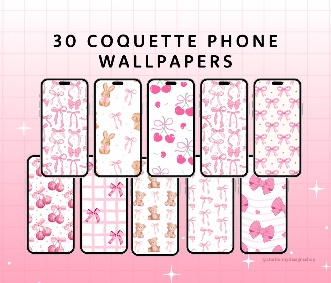 30 Coquette Phone Wallpapers, Cute Pink Bow iPhone Wallpapers, Coquette ...