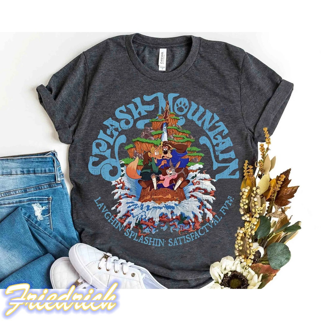 Disney Splash Mountain 1989 Brer Rabbit Bear Fox Retro T-shirt, WDW ...