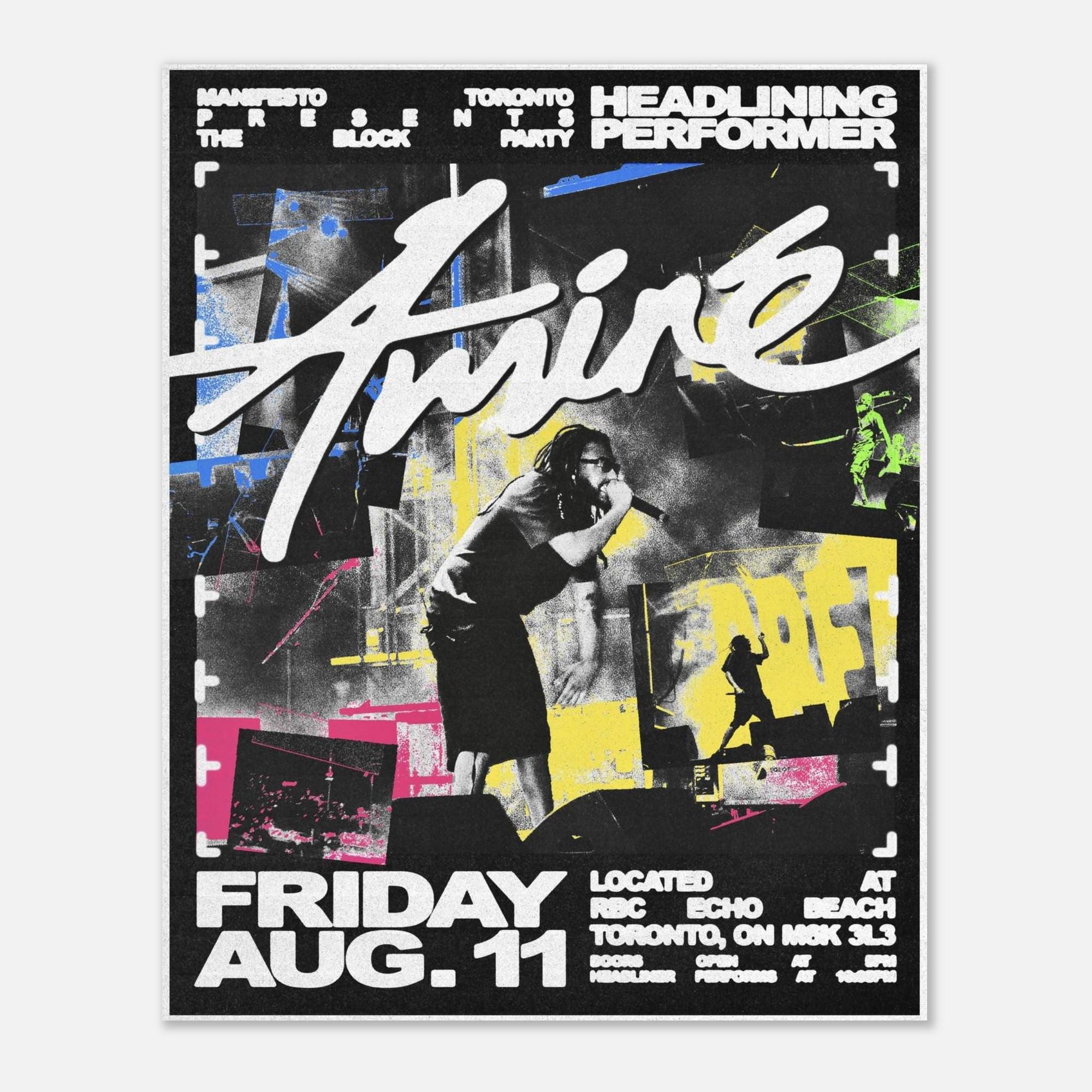 Amine Poster, 16x20in Art Print, Music Poster, Room Decor, Wall