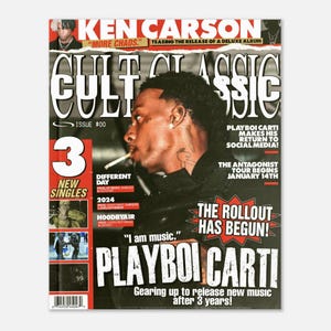Póster de la revista Playboi Carti, lámina artística de gran tamaño, "Soy Música", Whole Lotte Red, Die Lit, póster musical, decoración de habitación, arte mural, sin marco