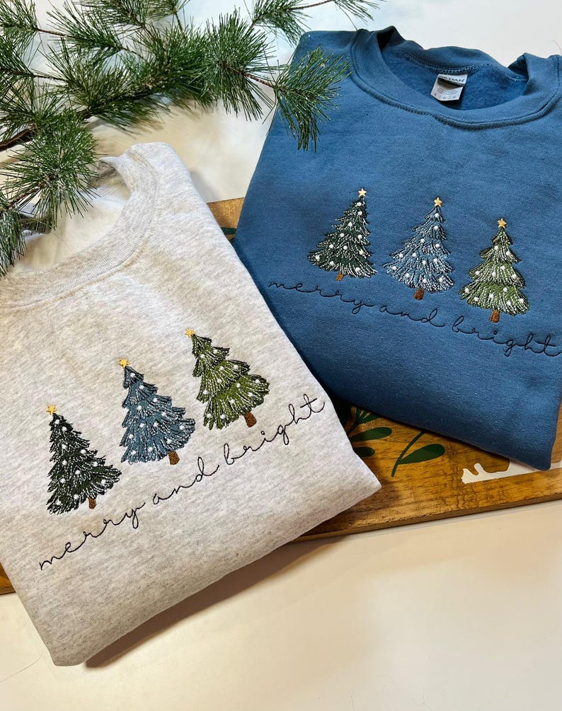 Merry and Bright Stamps Sweatshirt
