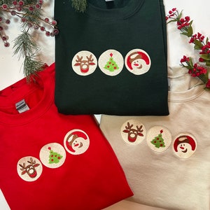 Holiday Cookie Embroidered Sweatshirt
