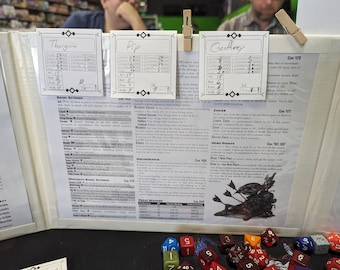 Pathfinder 2e Player Tent Cards