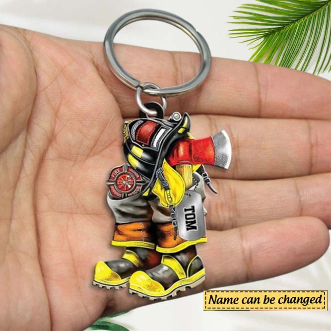 Porte-clés Peluche - Men Fire Boutique des Sapeurs Pompiers - Jouet