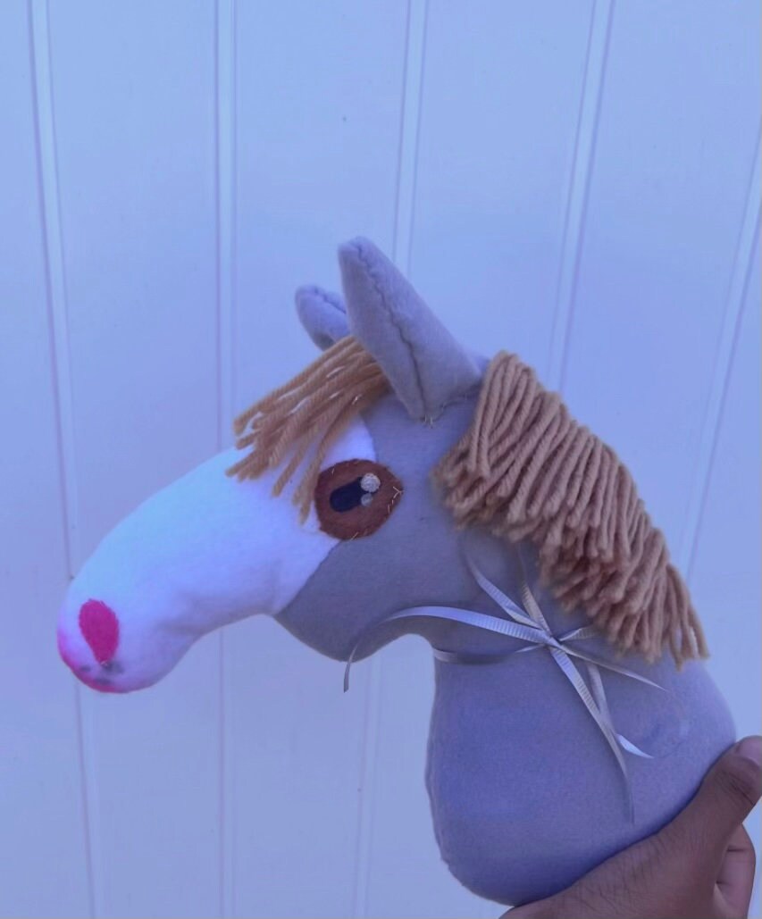 Plush Stick Horse 