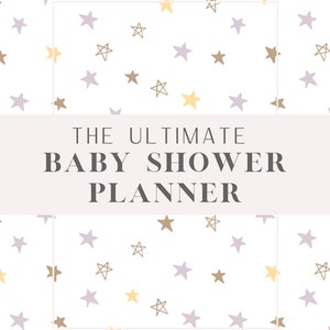 The Ultimate Baby Shower Planner Printable
