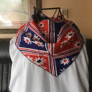 Vintage Triangle Bandanna Kerchief Scarf